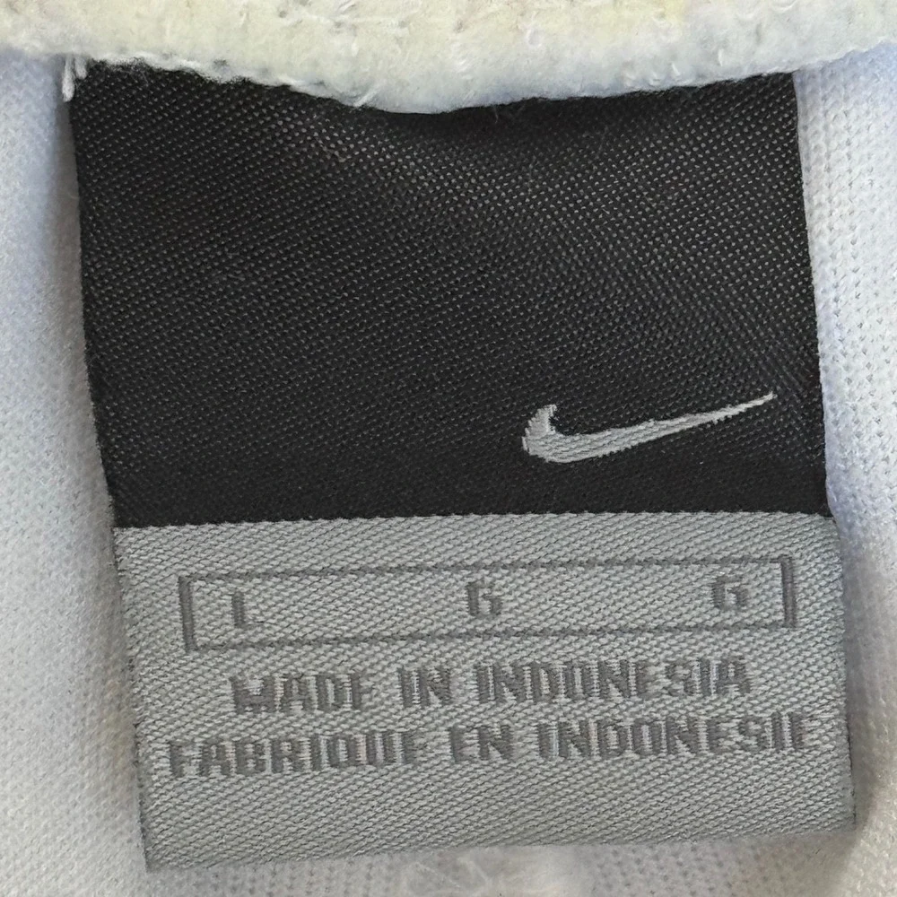 Vintage Nike Air Swoosh Warm Up Pants‎ Mens L Heavyweight Ankle Zip Y2K 2004 NWT
